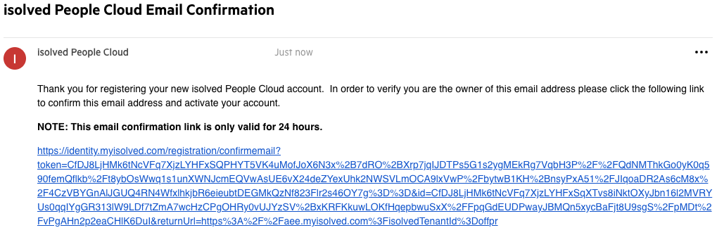 Account Confirmation